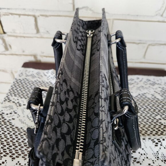 Euc Coach Legacy Signature Stripe Candance Shoulder Bag Purse - Picture 10 of 13